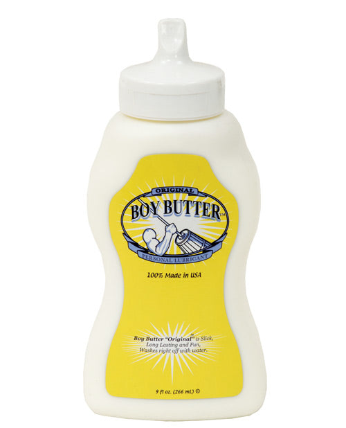 Boy Butter Churn Style - 9 OZ Squeeze Bottle