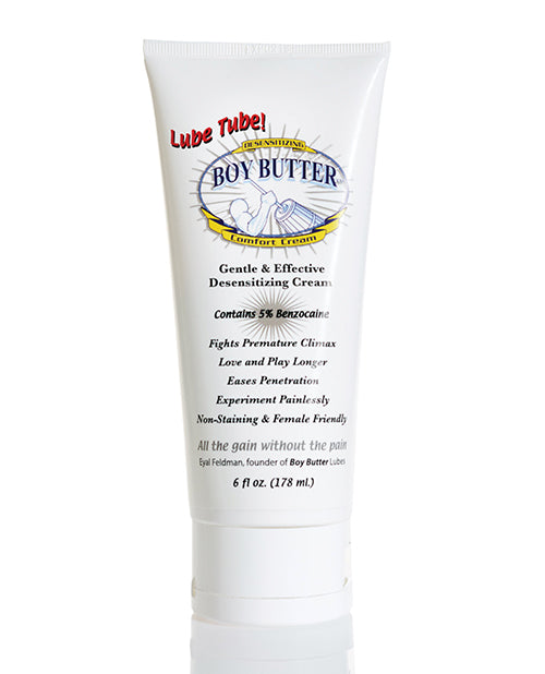 Boy Butter Desensitizing Comfort Cream - 6 OZ Lube Tube