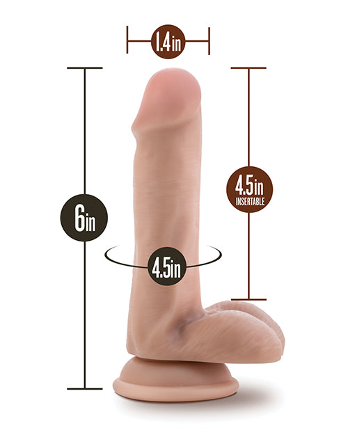 Blush Coverboy Ranger Rob 6" Realistic Cock; Vanilla