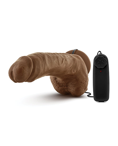 Blush Coverboy the Boxer 9" Vibrating Realistic Cock; Mocha