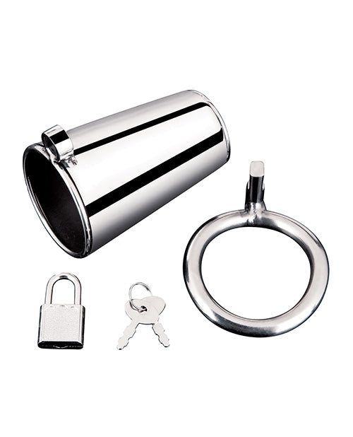 Blue Line Ultimate Cock Tease Cage; Silver