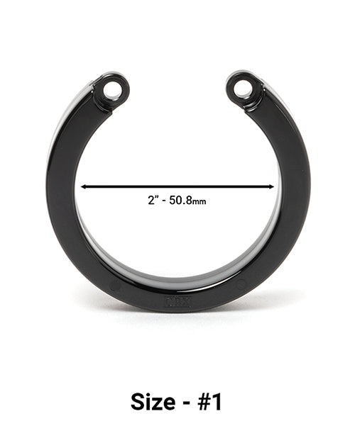 Cock Cage U-Ring #1; Black
