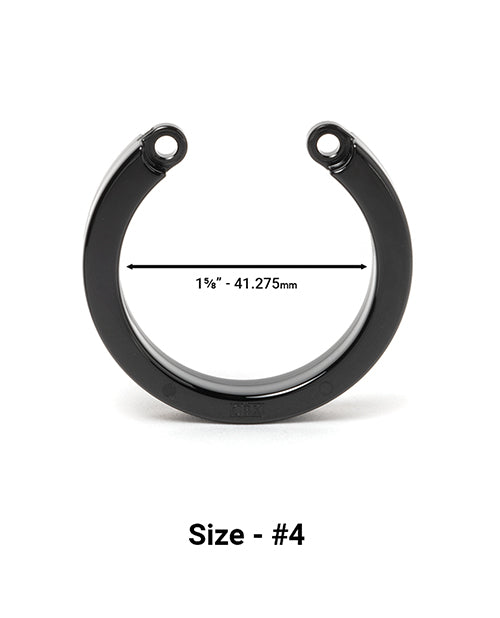 Cock Cage U-Ring #4; Black