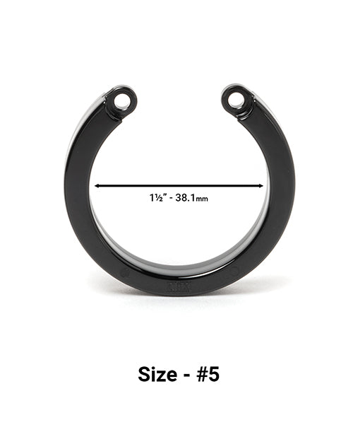 Cock Cage U-Ring #5; Black