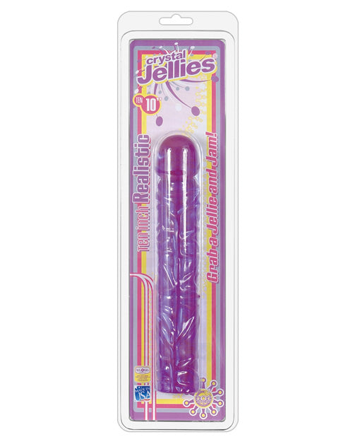 Crystal Jellies 10" Classic Dildo