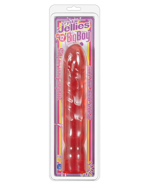 Crystal Jellies 12" Big Boy Dong; Pink