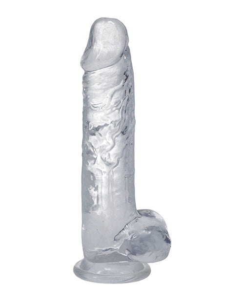 In A Bag 8" Big Dick; Clear