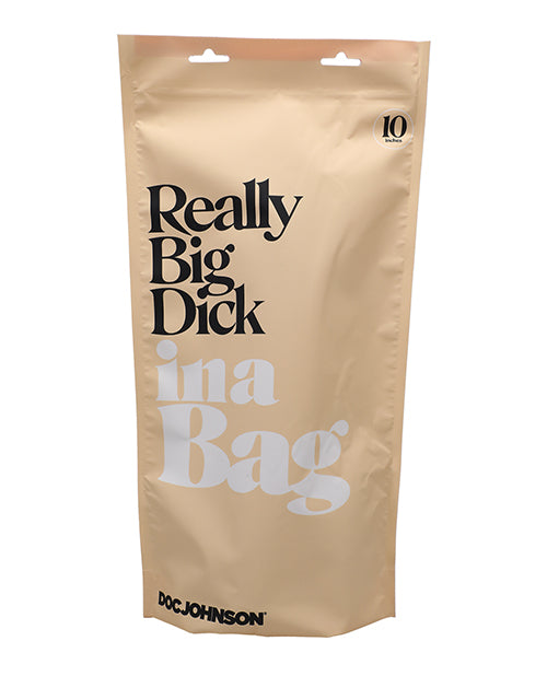 In A Bag 10" Really Big Dick; Clear