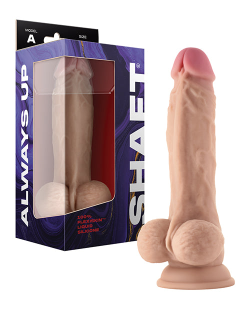 Shaft Model A Flexskin Liquid Silicone 8.5" Dong W/ Balls