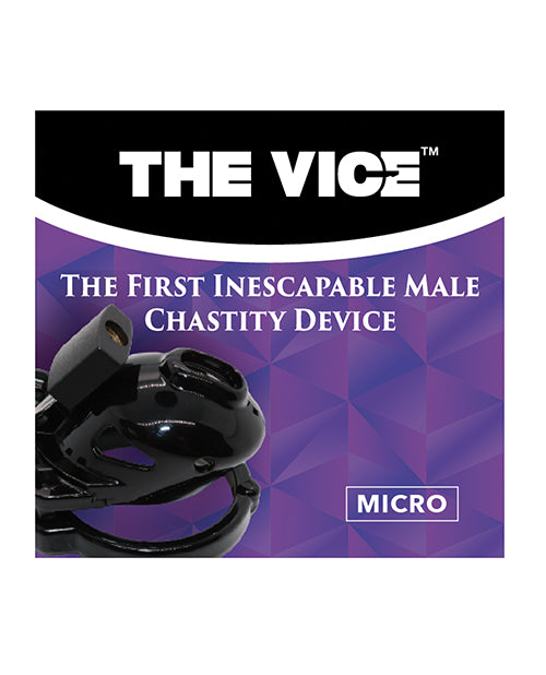 Locked In Lust The Vice Micro; Black