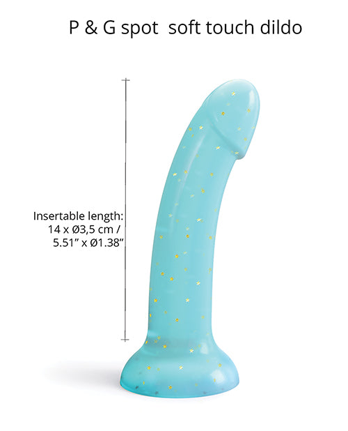 Love to Love Curved Suction Cup Dildolls Nightfall; Blue
