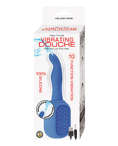 Vibrating Douche; Blue