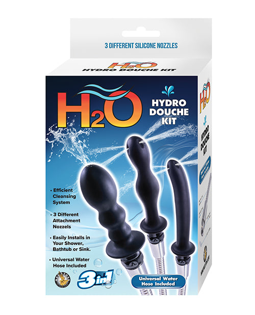 H2O Hydro Douche Kit; Black