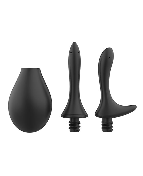 Nexus Anal Douche Set; Black