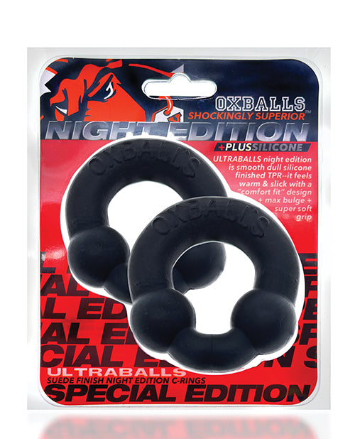 Oxballs Ultraballs Cock Ring Special Edition - Night Pack of 2