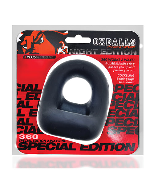 Oxballs 360 Cock Ring & Ball Sling Special Edition - Night