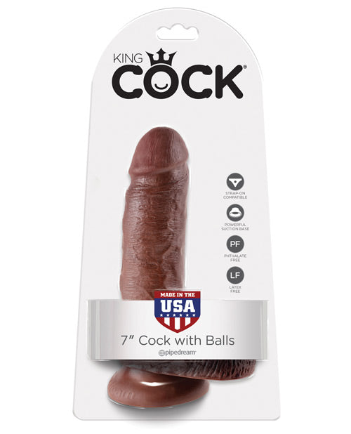King Cock 7" Cock W/ Balls