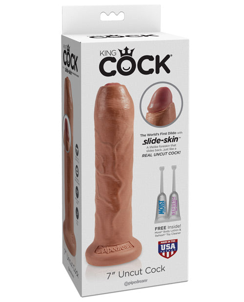 King Cock 7" Uncut Dildo