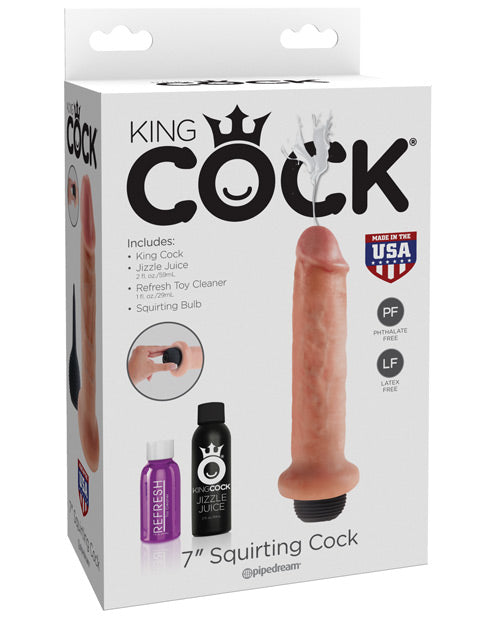 King Cock 7" Squirting Cock