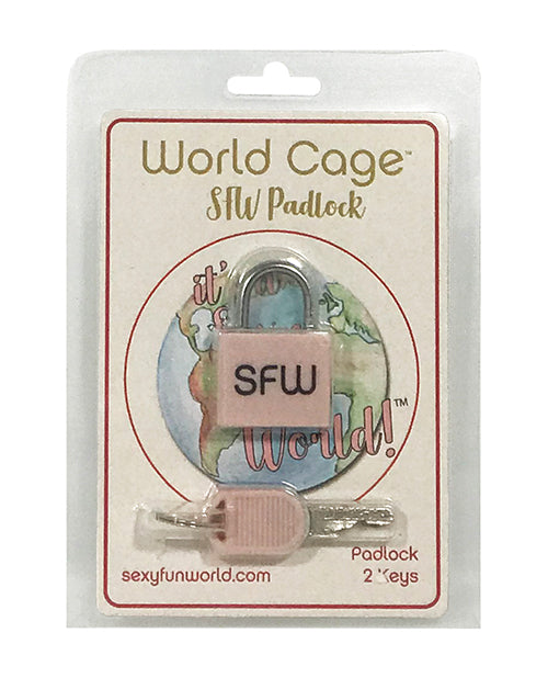 World Cage SFW Padlock with 2 Keys