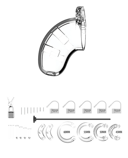 Shots Man Cage w/ Silicone Urethral Sounding