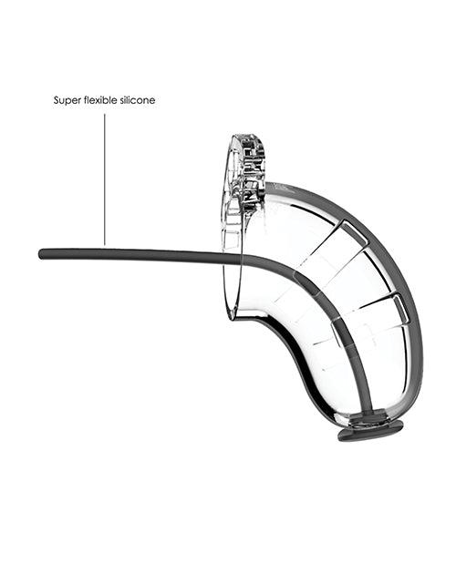 Shots Man Cage w/ Silicone Urethral Sounding