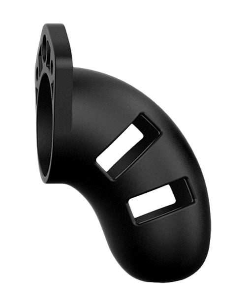Shots Man Cage Chastity 3.5-Inch Cock Cage Model 20; Black