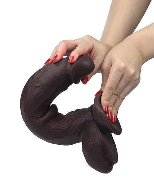 Get Lucky 12" Real Skin Series; Dark Brown