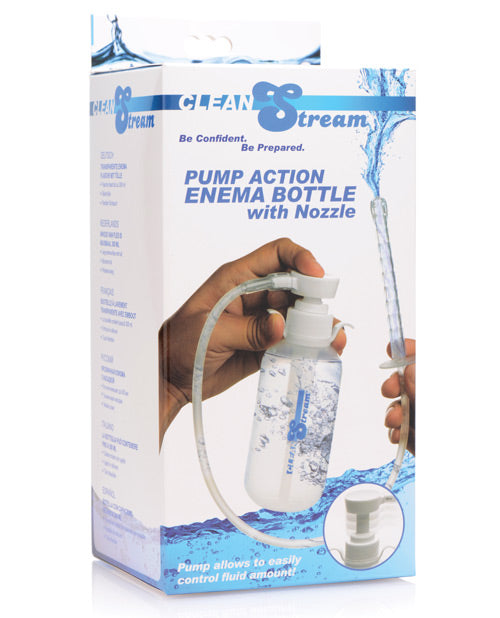 Cleanstream Pump Action Enema Bottle w/ Nozzle