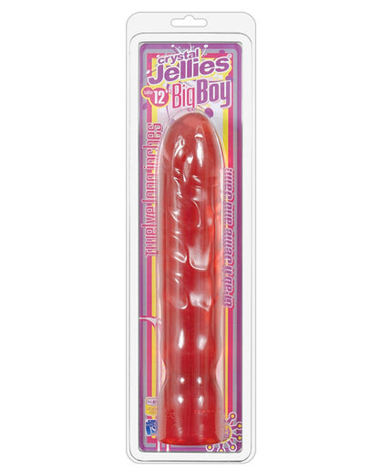 Crystal Jellies 12" Big Boy Dong; Pink