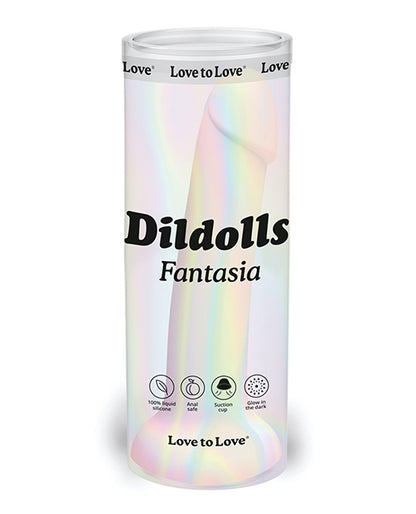 Love to Love Curved Suction Cup Dildolls Fantasia; Asst Colors