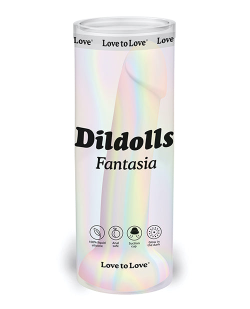 Love to Love Curved Suction Cup Dildolls Fantasia; Asst Colors