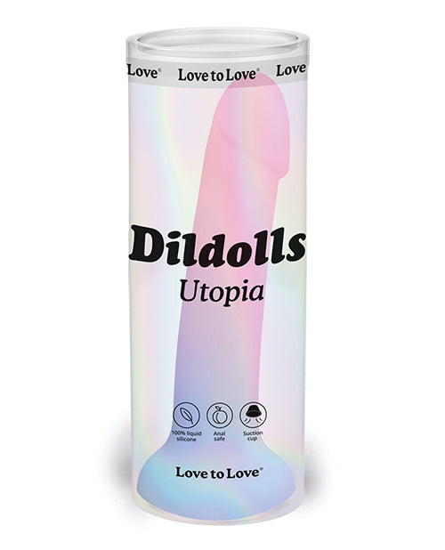 Love to Love Curved Suction Cup Dildolls Utopia; Asst Colors