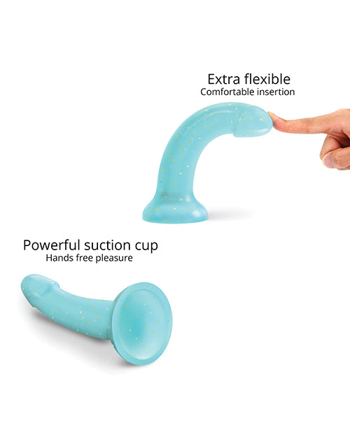 Love to Love Curved Suction Cup Dildolls Nightfall; Blue