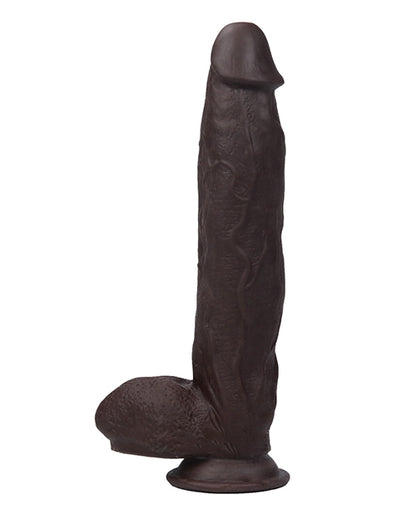Get Lucky 12" Real Skin Series; Dark Brown